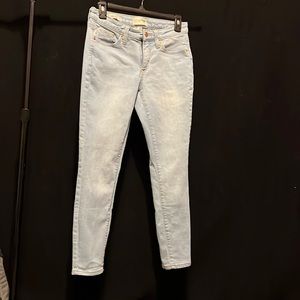 Light blue skinny jeans